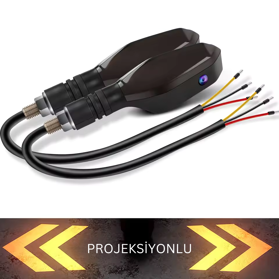 Projeksiyon Efektli LED Dönüş Işığı