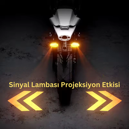 Projeksiyon Efektli LED Dönüş Işığı